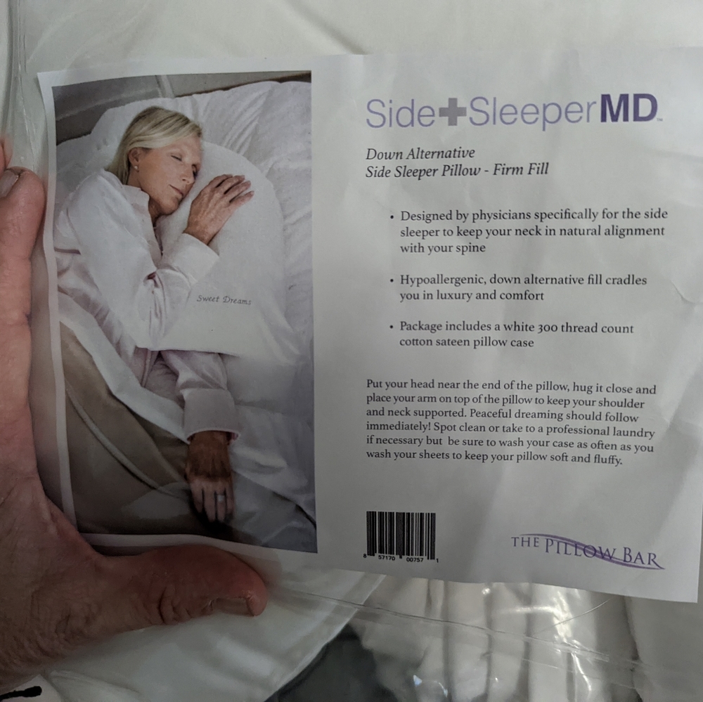 The Pillow Bar Side Sleeper
